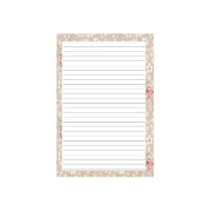 Papéis de Carta Margaridas e Peônias