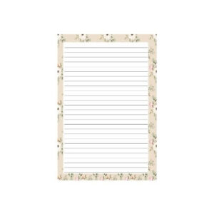 Papeis de carta florescer 4